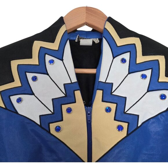 Vintage Women's - 1849 Authentic Ranchwear Western Blue Show Jacket, Size XS - Picture 3 of 9